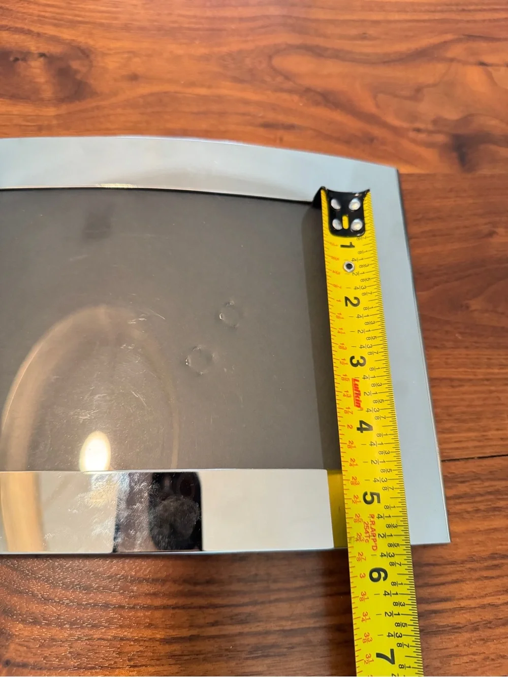MCM Curved Photo-frame, Polished Stainless Steel